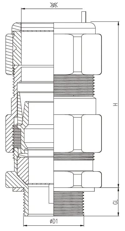 Double Sealing Armoured Exd Cable Gland | Toglex.com