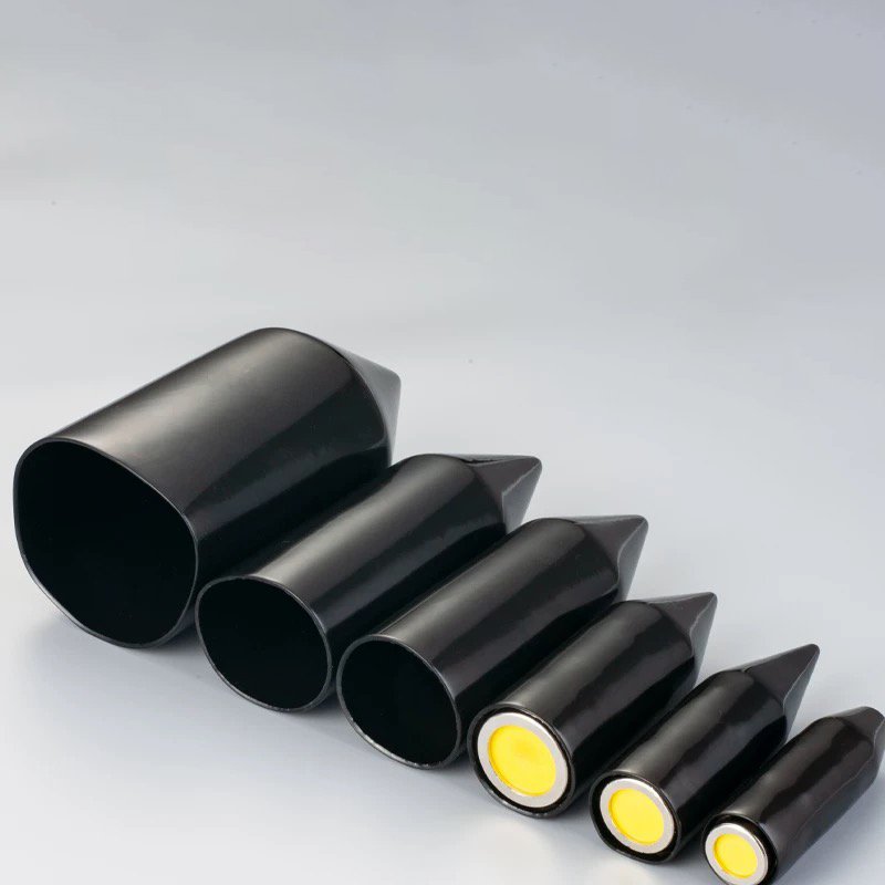 Black Dust Proof PVC Cable Gland Shrouds