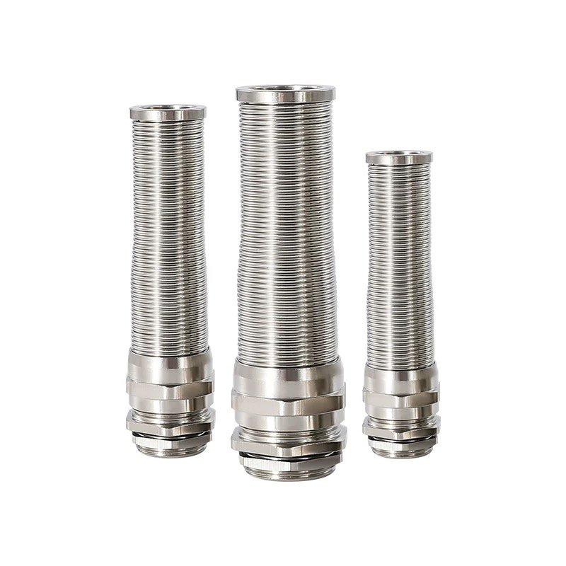 Anti-bending Brass Extended Spring Cable Gland | Toglex.com