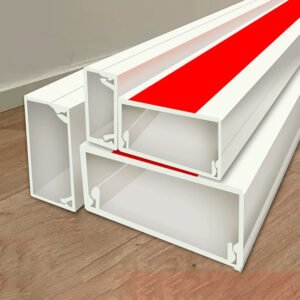 White Rectangular Pvc Cable Duct | Toglex.com